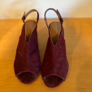 Brazilian heels. Very posh  - Wine color